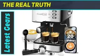 Geek Chef Espresso Machine 20 Bar: Elevate Your Home Barista Game!