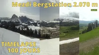 Seiser Alm ⏩ Timelapse 100 jours