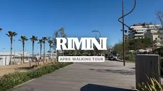 Rimini. Walk along the promenade