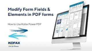 How to Modify Form Fields and Elements in Power PDF