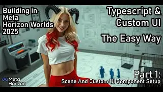 Building in Meta Horizon Worlds 2025: Typescript Custom UI Part 1: Scene & Custom UI Component Setup