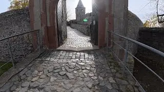 Walking to Frankenstein Castle in Darmstadt-Eberstadt, Germany | Real Sounds, No Talking|4K POV Walk