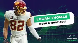 Logan Thomas is a STARTING TE Sitting on YOUR Fantasy Week 6 Waiver Wire