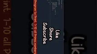 Program to print 1-100  prime number in c. Prime number program. #coding #ytshort #shorts #short