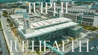 IUPUI & IU Health Indianapolis Aerial View | 4K