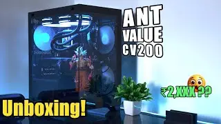 Budget Gaming Case 2025 &ndash; Ant Value CV200 Unboxing & Review | 3 RGB Fans Pre-Installed