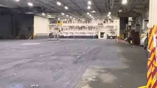 Hangar bay. #flynavy #navy #military #aviation #sandiego #aircraftcarrier #hangarbay #f18 #f35c 