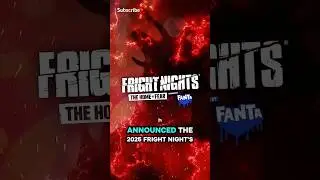Fright Nights 2025 LINEUP REVEALED! 🎃💀👻 #shorts #frightnights #thorpepark #halloween #themepark