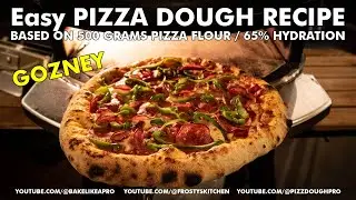 Easy Pizza Recipe using 500 grams Of Pizza Flour - GOZNEY ARC XL - BAKED !