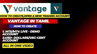 How to Open Vantage Account: Create and Verify Vantage Markets Trading Account (tamil)