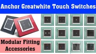 Touch Switches For All Type Anchor Great white Myrah Fit All Colours Seat