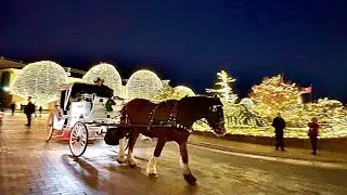 Christmas Outdoor Lights and Activities 2023 - Opryland Hotel Walk Through | Nashville, Tennessee