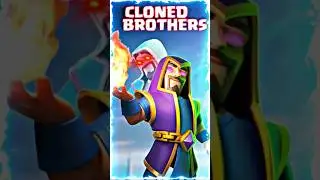 BROTHERS FROM ANOTHER CLONE!🤫 #clashroyale #clonespell #supercell #theclone #gaming #4k #edit