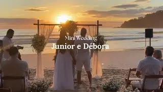 Mini Wedding J&uacute;nior e D&eacute;bora 📸  Praia das Toninhas - Ubatuba - SP 
