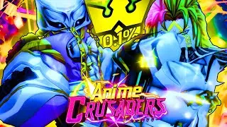 I FINALLY GOT THE 0.1% DIO OVER HEAVEN In Anime Crusaders! (Roblox)