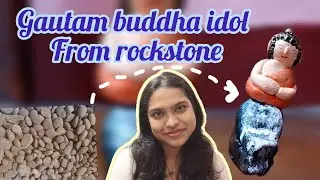 Idolmaking on rock|Understanding stone painting and buddha idol painting|stone painting tutorial 