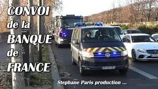 l'impressionnant convoi de la banque de france