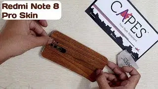 Redmi Note 8 Pro skin from CapesIndia Protect back Glass Perfect fit!!!