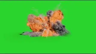 Bomb Blast best green screen video copyright free