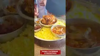 Chicken devel, beef curry & ghee rice feast!By Sama Catering #food #foodie #chicken #cooking #shorts