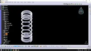 creation of varying pitch spring or pen spring in Catia v 5