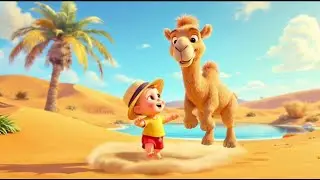 Baby & Camel Desert Dance Song | Funny Kids Cartoon Rhyme |  #kidsrhymes #3Dcartoon