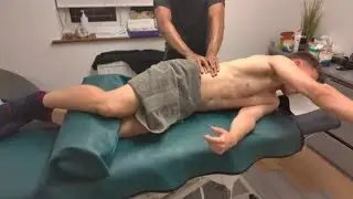 Регбист избавился от боли в поясничной мышце | Спортивный массаж для офисных работников и спортсм...