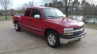 HD VIDEO 2000 CHEVROLET SILVERADO LS EXTENDED CAB TRUCK V8 FOR SALE WWW SUNSETMOTORS COM