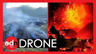Drone Footage Shows La Palma DESTRUCTION