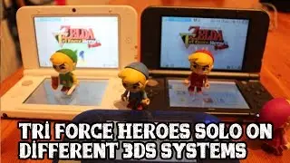[Zelda: Tri Force Heroes] Solo play with different 3DS systems