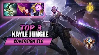 Wild Rift Kayle Top 3 JUNGLE - S14 rank game + build