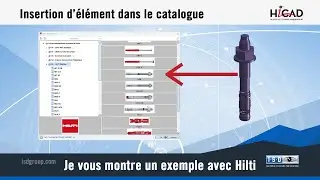 HiCAD - insertion de visserie dans le catalogue