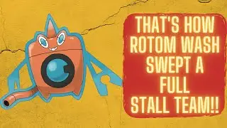 Rotom Swept a full stall team by itself!! - Rotom Wash Sweep || Pokemon Showdown.