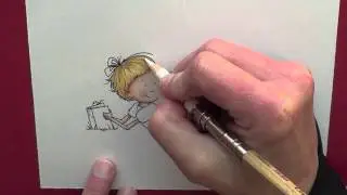 Sassy Cheryl's Stamps Color Blending Tutorial Ladybug Tales