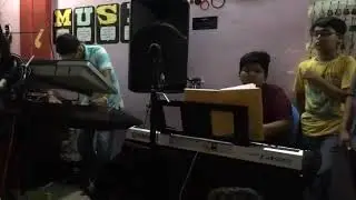 Diwani mastani paino cover by dhrumil suthar and divyang patel