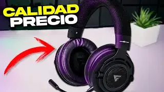 Aud&iacute;fonos Gamer Game Factor HSG601: Sonido 7.1 Virtual, Micr&oacute;fono Desmontable y Super Bass