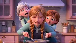 Elsa Is Gone&hellip; Can Anna Stay Strong for the Kids? 💔❄️ | Frozen Story Song