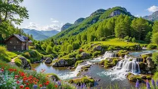 Deep Sleep Music + Bamboo Water Flow 🌿 Healing Meditation Sounds for Total Relaxation