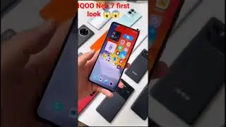 IQOO Neo 7 Launched Hand's on First Look😱😱 #shorts #iQOONeo7 #iQOO