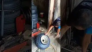 cara isi angin ban atv