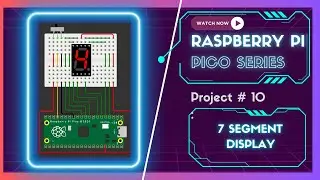 Seven Segment Display with Raspberry Pi Pico | MicroPython Tutorial on Wokwi