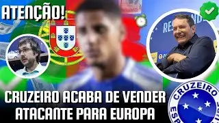 CONFIRMADO: CRUZEIRO VENDE ATACANTE PARA CLUBE EUROPEU! - JORNAIS CRAVARAM HOJE!