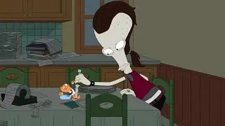 American Dad - Klaus does Roger's taxes