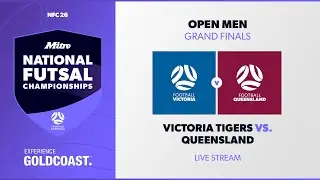 Victoria Tigers vs. Queensland | Grand Finals Open Men | 2026 Mitre National Futsal Championships
