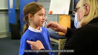 NHS Flu Vaccinations for Children [Turkish Subtitles]