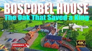 DISCOVER BOSCOBEL HOUSE: Spectacular 4K Aerial DJI Drone views and narration: English Heritage