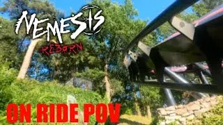 Nemesis Reborn - 4K On ride POV @officialaltontowers #ad #shorts #gifted #nemesis  #altontowers #uk 