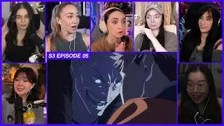[GIRLS REACT] Itadori meets Hakari | JJK Season 3 Ep 5 Girl Reaction Mashup