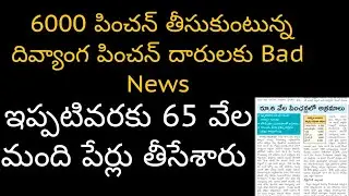 disabled person in andhra pradesh || disabled person in andhra pradesh || 6000 pension scheme