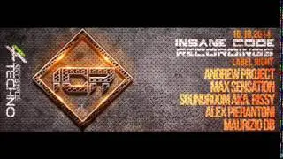 Insane Code Recordings Label Night : Maurizio DB